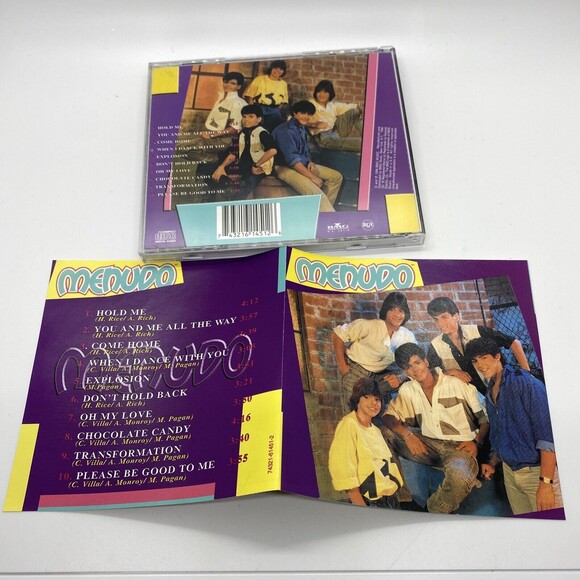 MENUDO - MENUDO CD RARE OOP HTF HOLD ME *EXCELLENT CONDITION - Picture 6 of 10